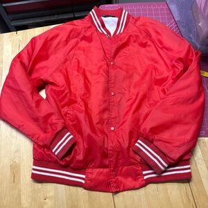 Sears Red Jacket with White Accents